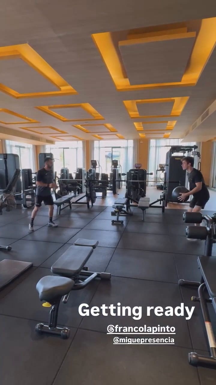 El exigente entrenamiento de Franco Colapinto