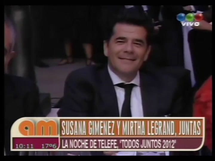 Susana y Mirtha, juntas en la fiesta Telefé
