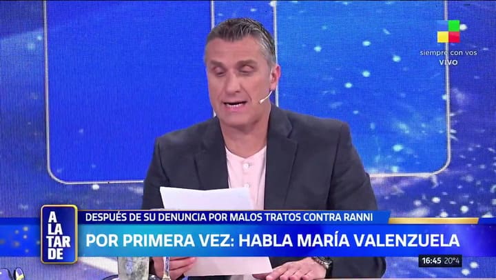 Rodolfo Ranni responde a las acusaciones de María Valenzuela
