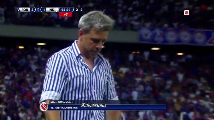 Independiente: la foto de la abuela del DT Pusineri que 'ayudó' para clasificarse - Fuente: Twitter