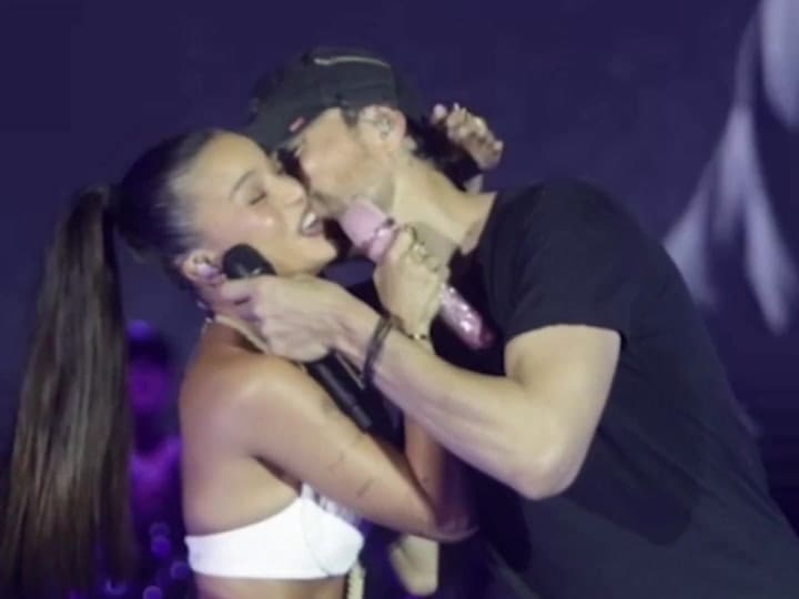 El incómodo momento que vivió Emilia Mernes junto a Enrique Iglesias