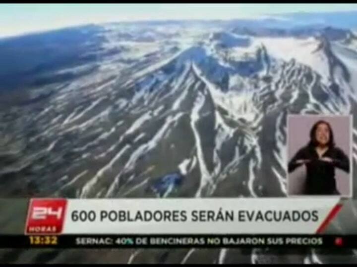 La situación del volcán en Chile (YouTube-paranoideWTF)