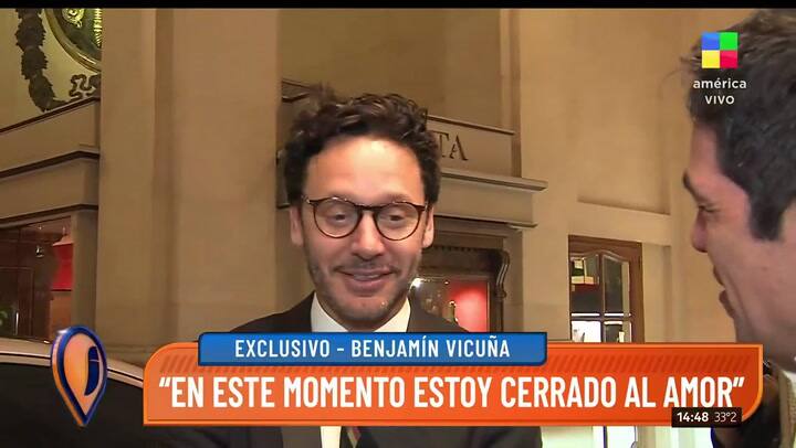 Benjamín Vicuña habló de su vida sentimental