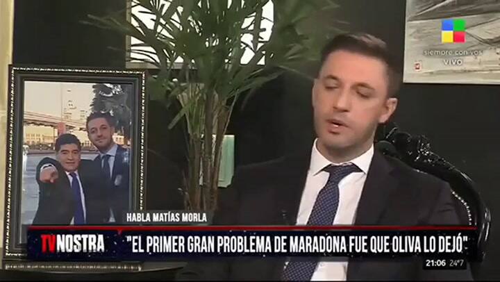 Matías Morla: 'Hice plata con Diego, igual que él. Pero yo no la regalé' - Fuente: América TV