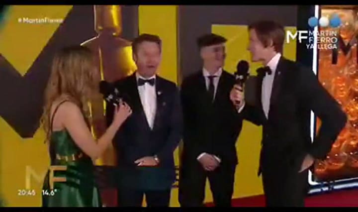 El encuentro de Pampita Ardohain y Benjamín Vicuña en la alfombra roja