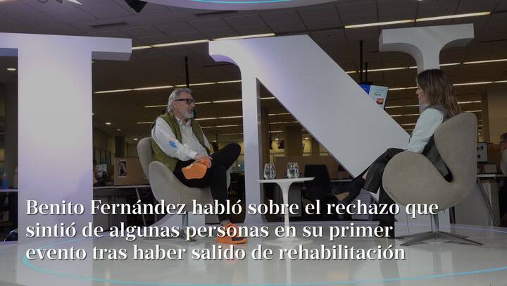 Benito Fernández habló sobre el rechazo que sintió de algunas personas en su primer evento tras haber salido de rehabilitación