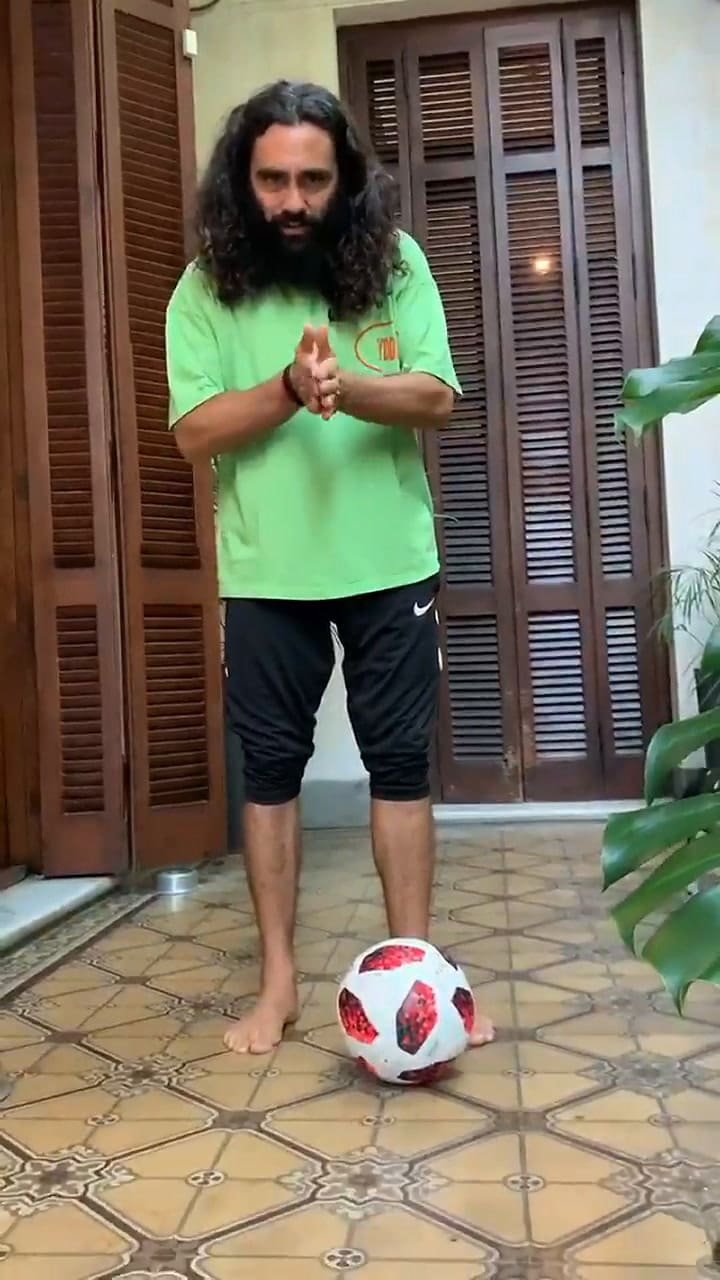 Coronavirus: para incentivar la cuarentena Sorín propone tutoriales de fútbol por Instagram