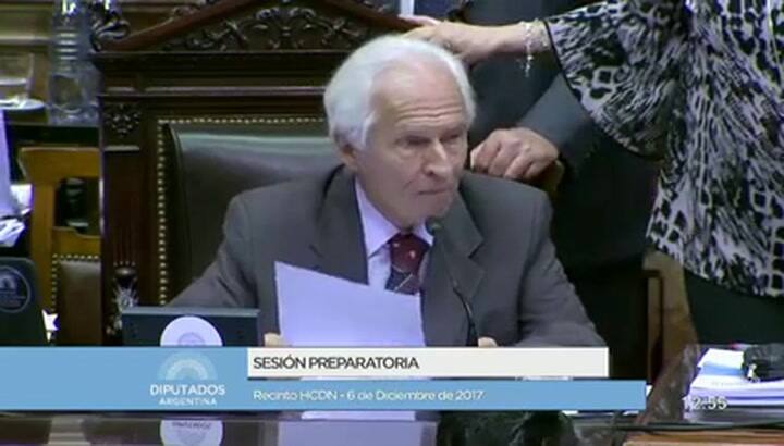 Así juró Agustín Rossi