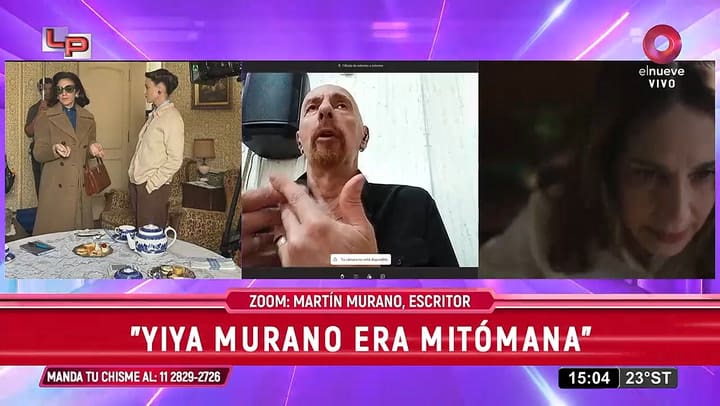 Martin Murano conto como fue su infancia junto a su madre, Yiya Murano