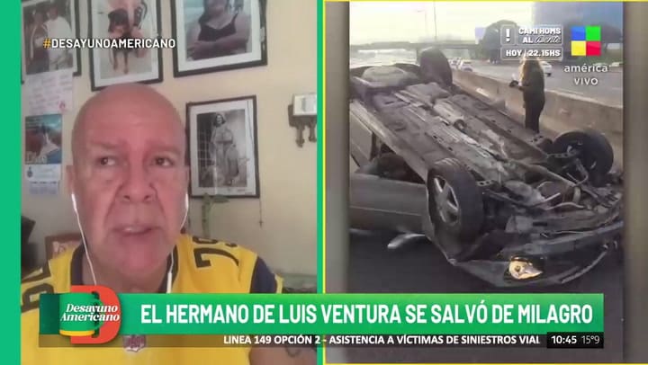 Carlos Ventura relató cómo fue el accidente que sufrió