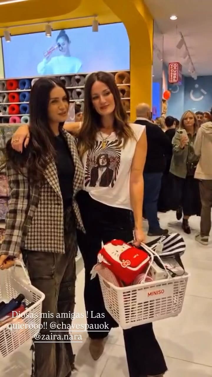 El inesperado encuentro entre Paula Chaves y Zaira Nara tras años distanciadas
