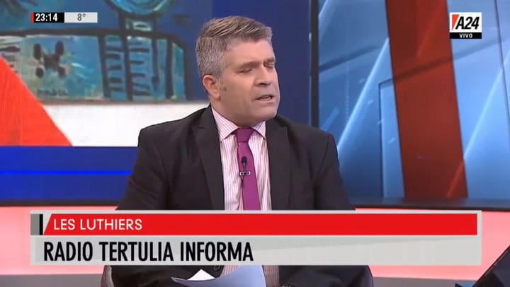 Baby Etchecopar denunció que lo amenazaron con secuestrarle al hijo