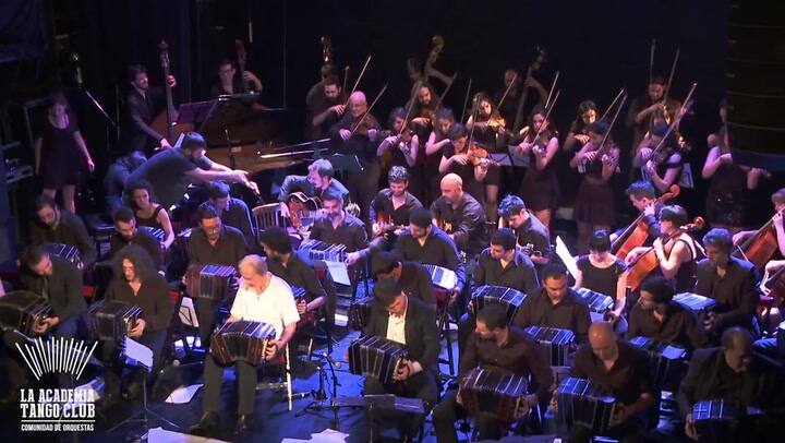 La Academia Tango Club toca La Yumba, con Rodolfo Mederos - Fuente: Youtube