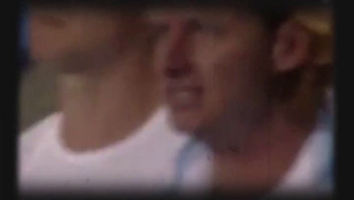 Eduardo Schwank con la Copa Davis