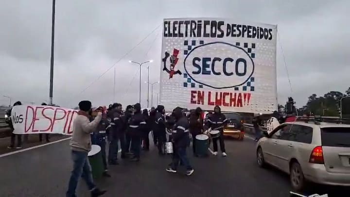 El corte sobre el Camino del Buen Ayre