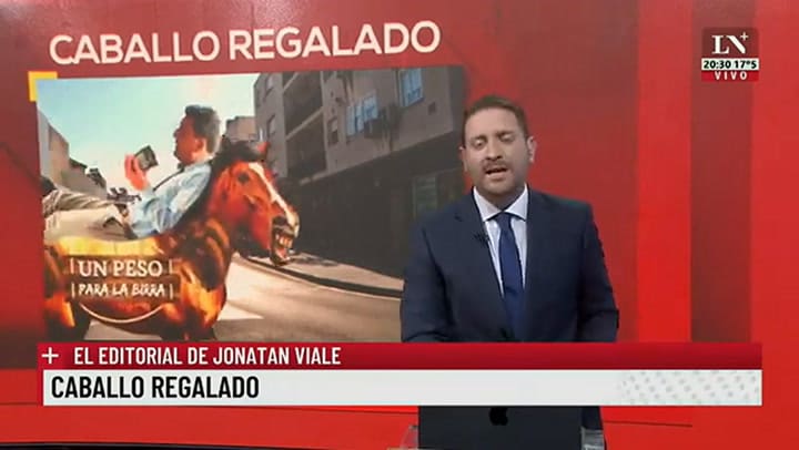 Caballo regalado. El editorial de Jonatan Viale.