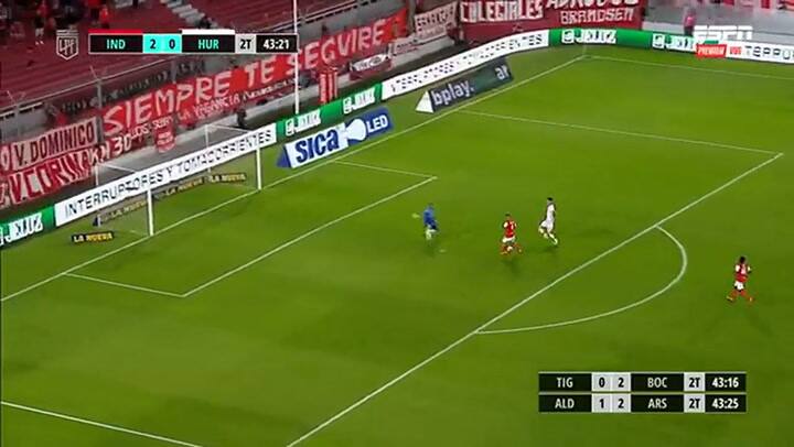 Independiente marcó el tercero