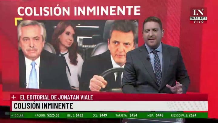Colisión inminente. El editorial de Jonatan Viale.
