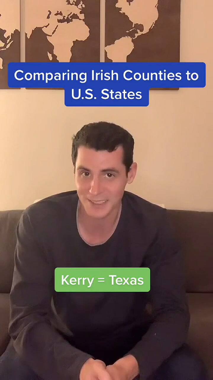 El comediante irlandés que compara los condados de su país con los de Estados Unidos