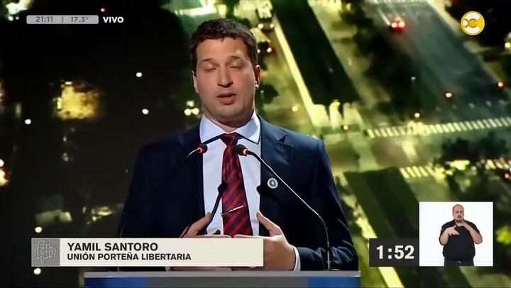 Propuestas Yamil Santoro; Unión Porteña Libertaria