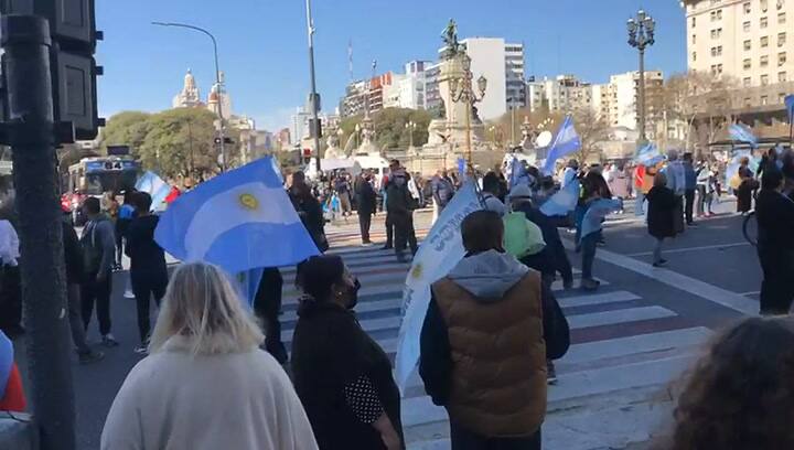 Imágenes del banderazo - Crédito: Fabián Marelli