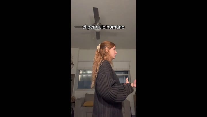 El "péndulo" humano es viral en TikTok