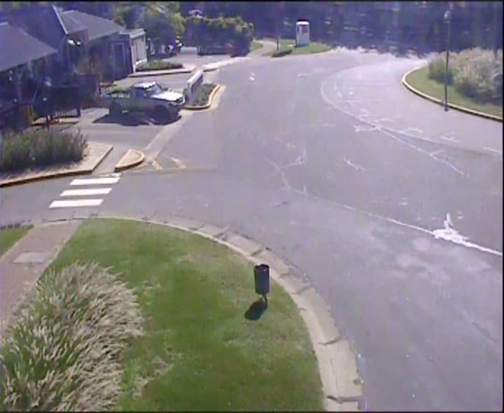 El momento en el que Piccirillo intentó escapar del allanamiento