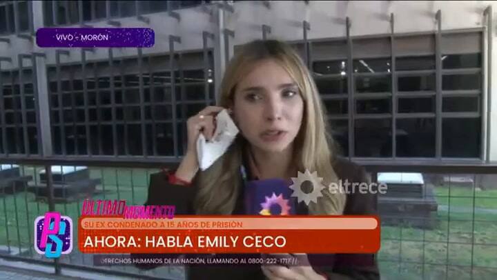 La palabra de Emily Ceco tras la condena de Santiago Martínez