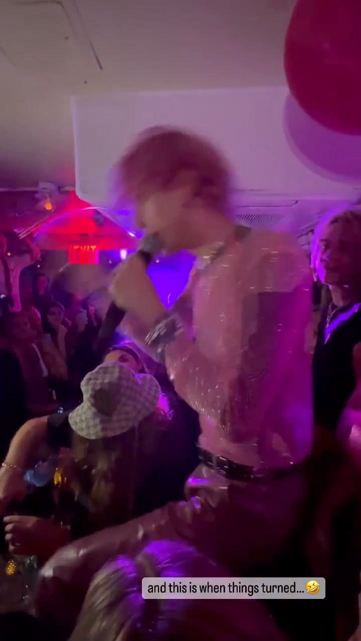 Se rompe una copa en la cara frente a Meghan Fox