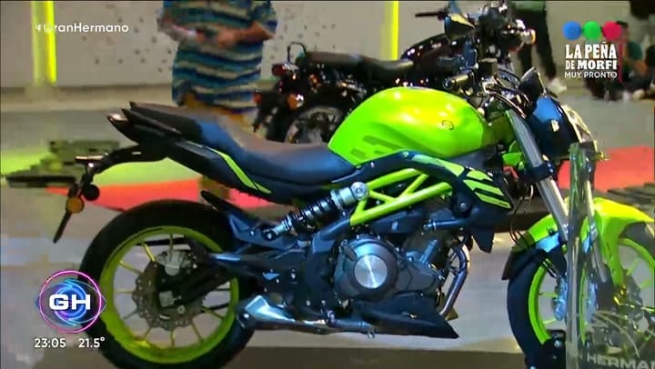 Asi se desarrollo el juego por la moto en Gran Hermano