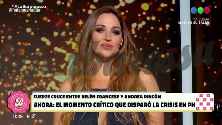 La pelea entre Andra Rincon y Belen Francese en PH: "Pedime disculpas""