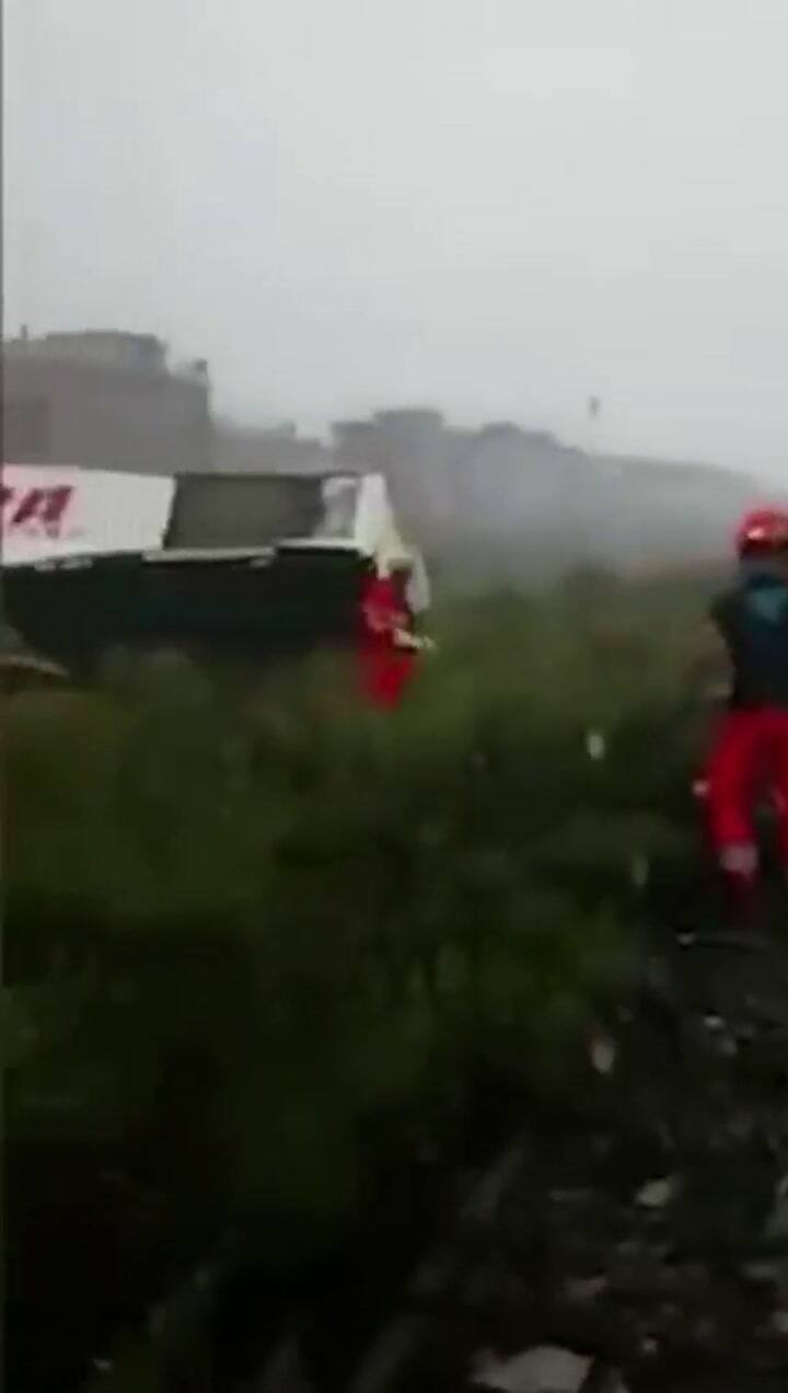 El rescate de los heridos por el derrumbe