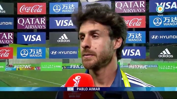 Entrevista a Pablo Aimar tras la victoria - Gentileza: TV Pública