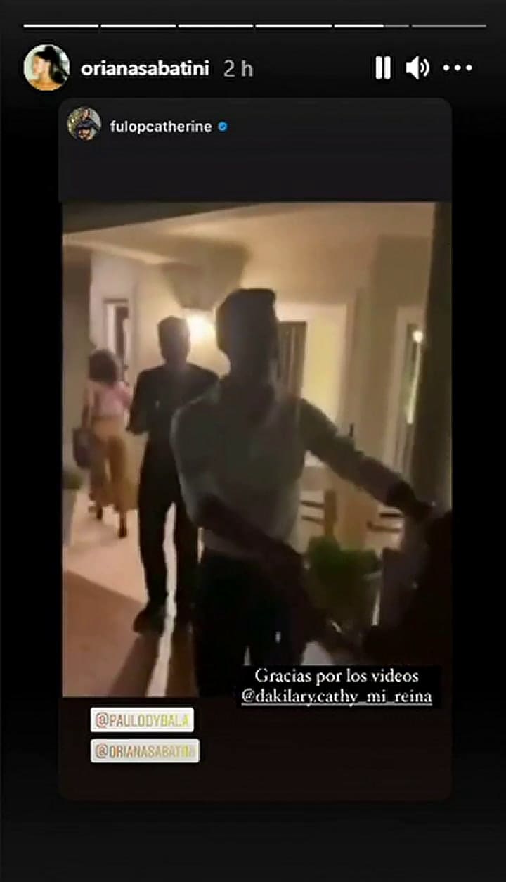 Paulo Dybala recordó a la madre de Gabriela Sabatini