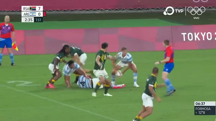 El primer try de Moneta