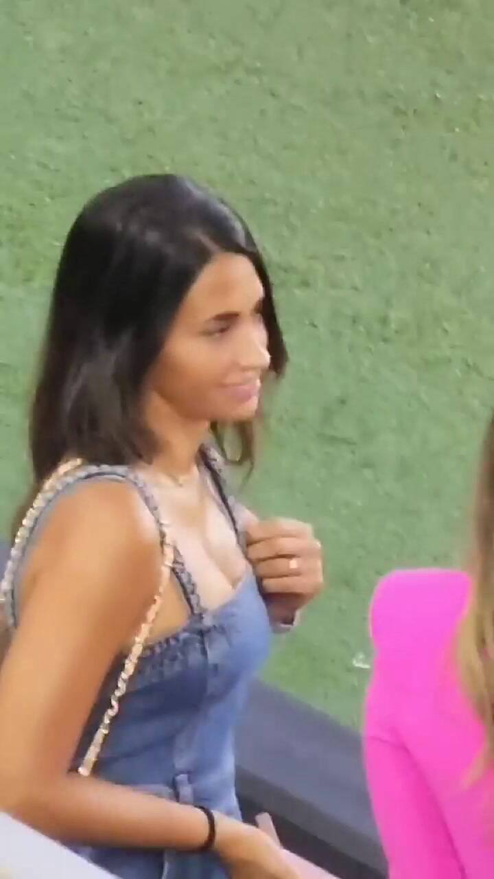 Anto Roccuzzo en la previa del partido de Inter Miami (IG @queen.anto)