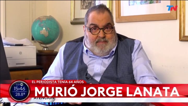 La emotiva despedida de Neslon Castro a Jorge Lanata en TN
