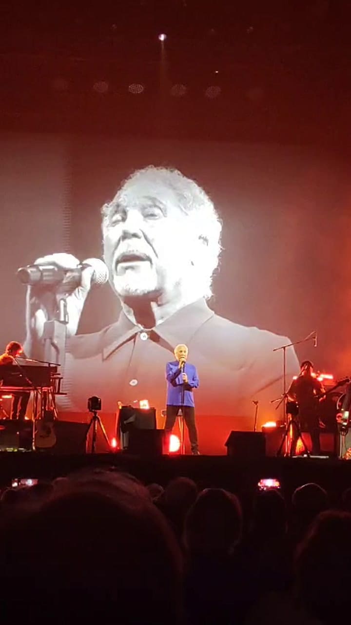 Tom Jones canta "Sex Bomb"
