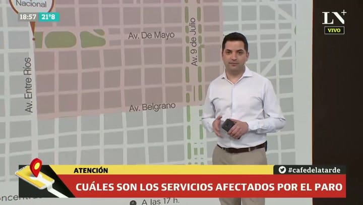 Cuáles son los servicios afectados por el paro