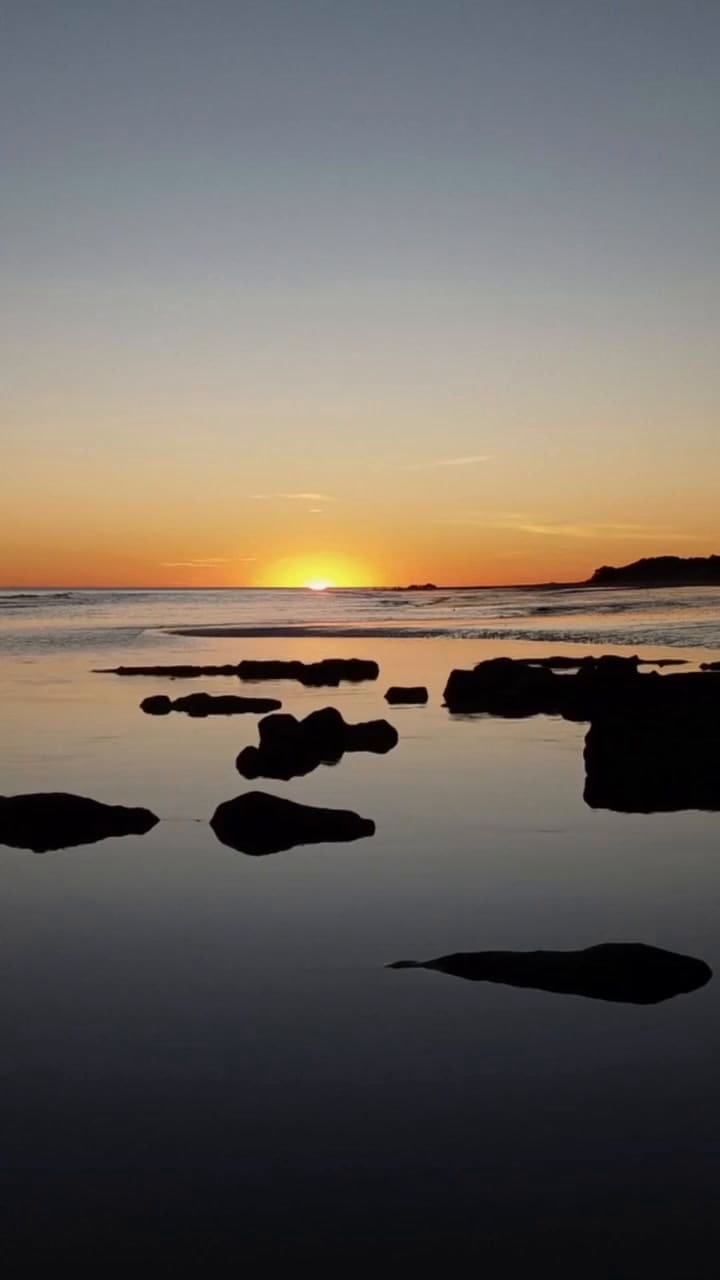 El atardecer en Pehuen Có