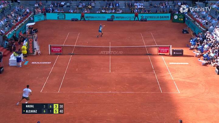 El increíble punto final: Alcaraz hace historia