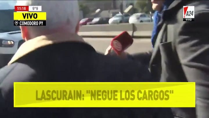 Así fue el violento episodio en Comodoro Py luego de que Lascurain declare - Gentileza: A24