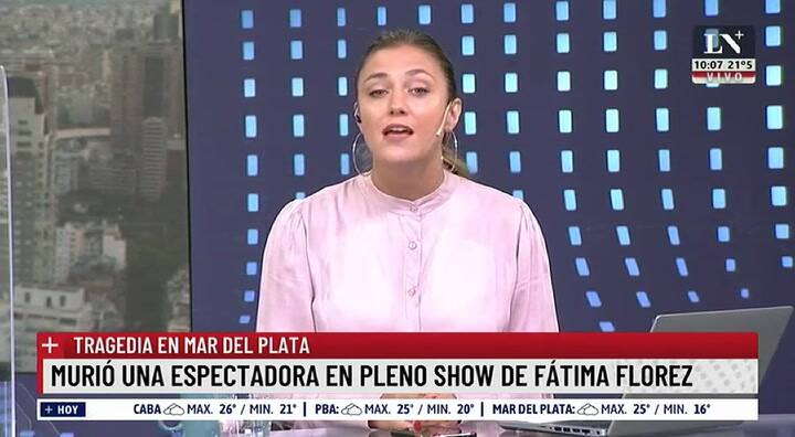 incidente en la obra de Fátima Florez