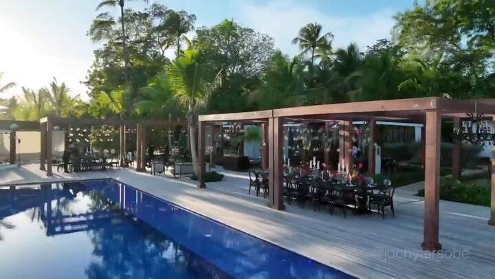 La boda de Francisca Lachapel y Francesco fue en República Dominicana