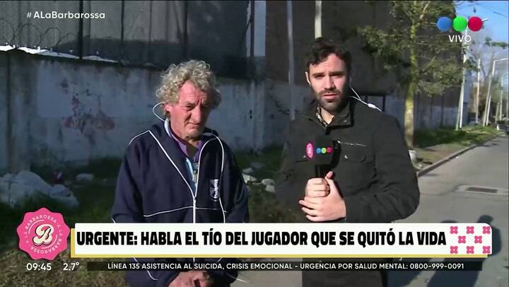 Habló el tío del jugador que fue encontrado muerto