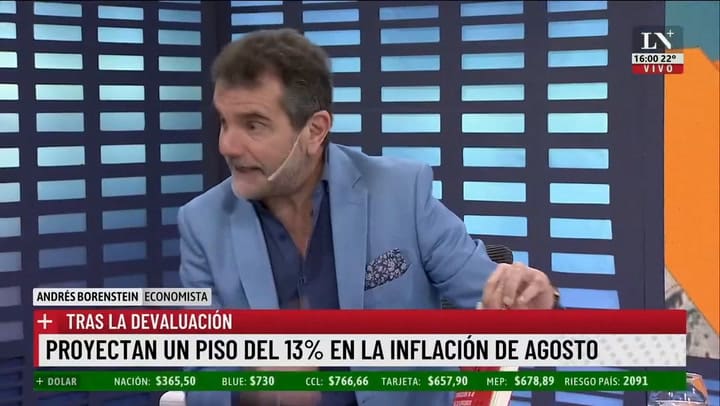 Agosto cerró con un alza del 43% en dólares financieros