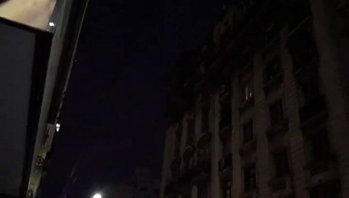 Así fue el incendio en Balvanera