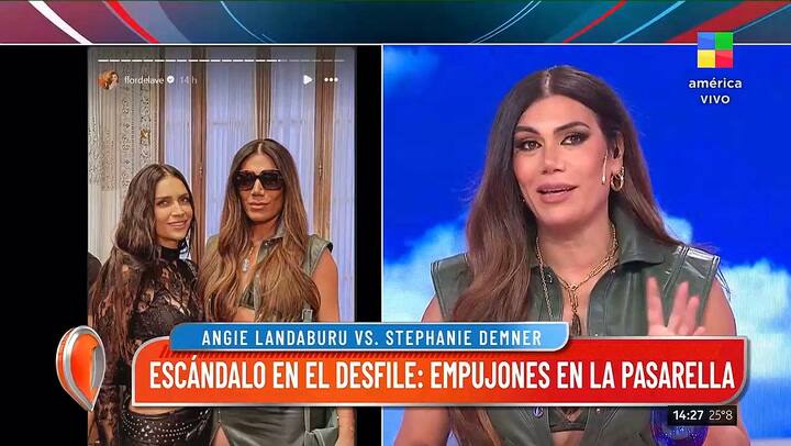 Aseguran que Stephanie Demner golpeo con el codo a otra modelo en un desfile y desato un escandalo