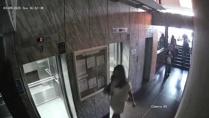 La jueza quedó filmada en los Tribunales de San Isidro 48 horas antes de que empezara el juicio