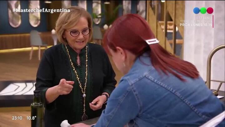 Dolli Irigoyen le lanzó una fuerte advertencia a una participante de MasterCehf